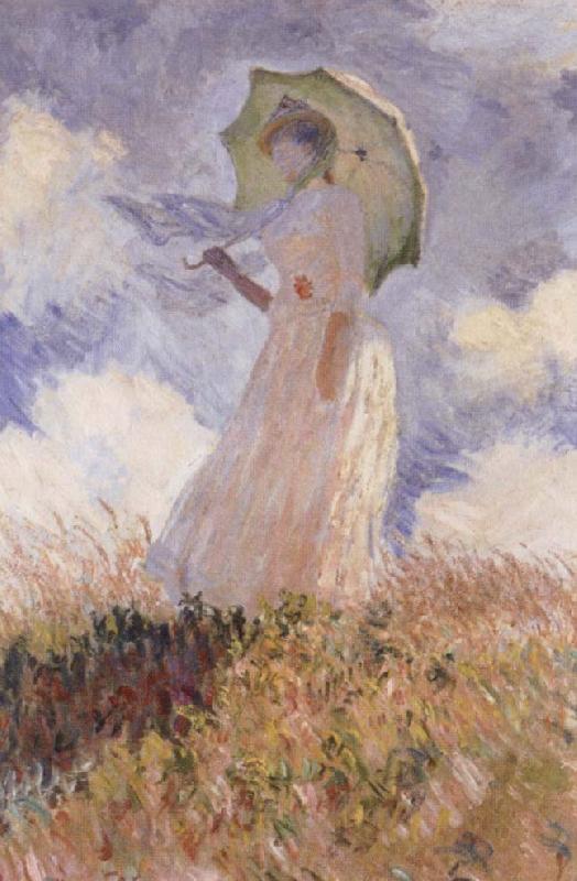 Claude Monet The Walk,Lady with Parasol Sweden oil painting art